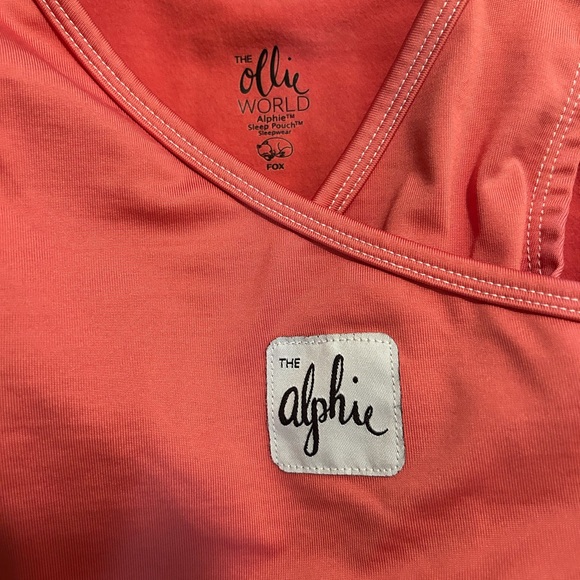Ollie Other - The Ollie World Alphie Kids Pajamas Sleep Sack - Coral- Like New!!